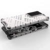 HURTEL ETUI PANCERNE DO SAMSUNG GALAXY S22 ULTRA HONEYCOMB Z ŻELOWĄ RAMKĄ