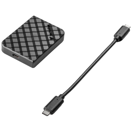 Dysk zewnętrzny Verbatim Mini Diamond    SSD 1TB USB-C 3.2 Gen czarny 32025