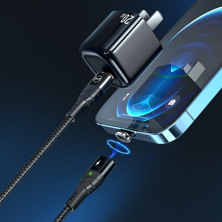MCDODO KABEL MAGNETYCZNY USB-C PD LIGHTNING DO IPHONE XS 11 12 13 14 20W 1M
