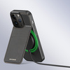 Etui portfel Dux Ducis Rafi Mag z podstawką 3w1 do iPhone 14 Pro z MagSafe i blokadą RFID - czarne