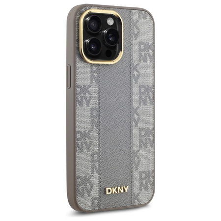 DKNY ETUI HARDCASE DO IPHONE 14 PRO MAX 6.7 DO MAGSAFE LEATHER CHECKERED