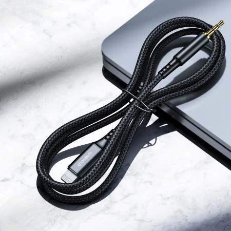 CHOETECH KABEL AUX007 DO LIGHTNING MINI JACK 3.5MM DO IPHONE 12 13 14 1M
