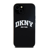 DKNY CASE DO IPHONE 15 14 13 6.1 DO MAGSAFE LIQUID SILICONE Z BIAŁYM LOGO