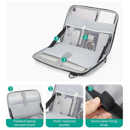 TECH-PROTECT ETUI RANGER-X TACTICAL DO LAPTOPA 13-14 CALI OCHRONA PRZECIW