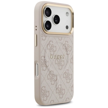 GUESS ETUI 4G PU CLASSIC LOGO MAGSAFE DO IPHONE 17 PRO CASE LUKSUSOWE