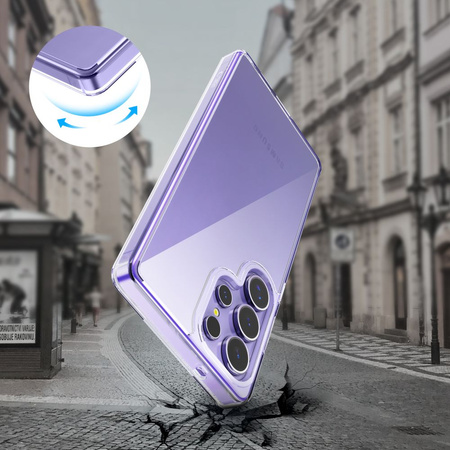 TECH-PROTECT FLEXAIR HYBRID ETUI DO SAMSUNG GALAXY S25 ULTRA CLEAR OCHRONNE