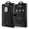 Tumi TUHMP15LRBAK iPhone 15 Pro 6.1czarny/black hardcase Leather Balistic Pattern MagSafe
