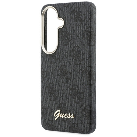 Etui Guess 4G Script MagSafe do Samsung  Galaxy S26 czarny