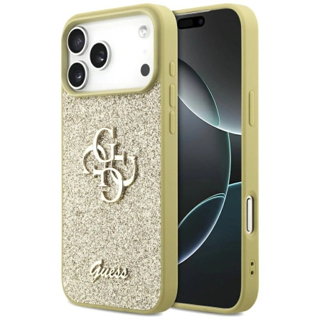 GUESS ETUI FIXED GLITTER BIG 4G DO IPHONE 17 PRO MAX CASE OCHRONNY