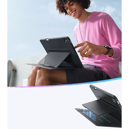ESR FLIP CASE DO IPAD AIR 13 1 2 2024 2025 OCHRONA Z MOŻLIWOŚCIĄ STANOWISKA