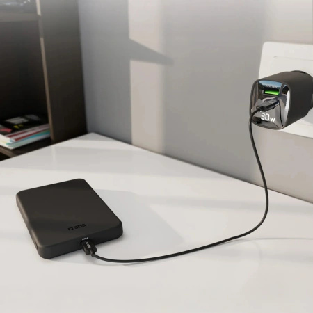 Powerbank SBS Mag Power Qi2 5000 mAh kompatybilny z MagSafe - czarny