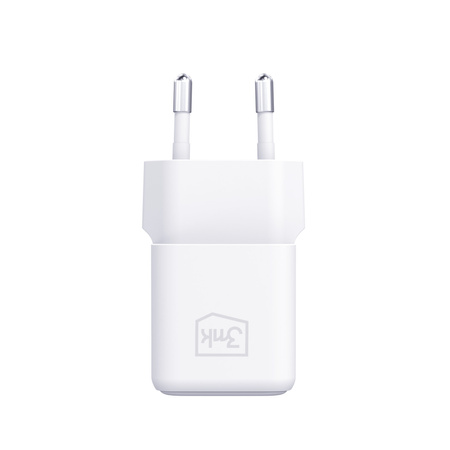 3MK SZYVKA ŁADOWARKA SIECIOWA KOSTKA DO TELEFONU 1X USB PD 25W KABEL USB-C