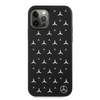 Mercedes MEHCP12MESPBK iPhone 12/12 Pro 6,1" czarny/black hardcase Silver Stars Pattern