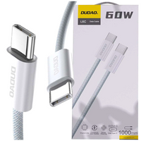 Kabel USB-C - USB-C Dudao L6C PD 60W 1m - biały