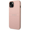 Guess GUHCP14MPSASBPI iPhone 14 Plus 6,7" różowy/pink Saffiano Strap