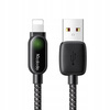 MCDODO KABEL USB-A LIGHTNING SZYBKIE ŁADOWANIE PD 12W 1M LED CZARNY