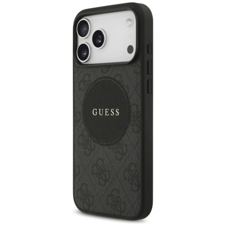 GUESS ETUI 4G CIRCLE CLASSIC LOGO MAGSAFE DO IPHONE 17 PRO MAX LUKSUSOWA