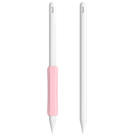 Stoyobe Silicone Holder uchwyt silikonowy dla Apple Pencil 1 / Apple Pencil 2 / Huawei M-Pencil różowy