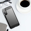 Carbon Case elastyczne etui pokrowiec Samsung Galaxy S21+ 5G (S21 Plus 5G) niebieski