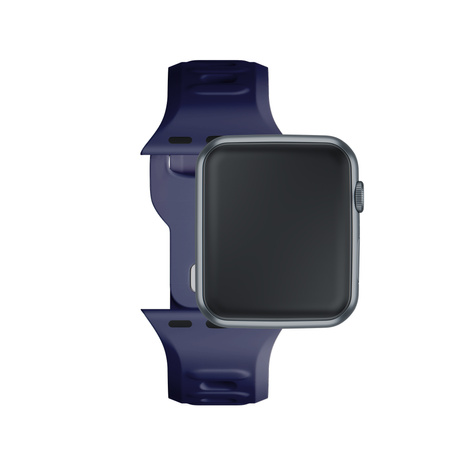38/40/41/42 mm Ocean Blue (small) - 3mk Silicone Watch Strap for Apple