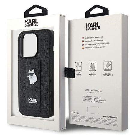 KARL LAGERFELD ETUI HARDCASE DO IPHONE 14 PRO MAX 6,7 GRIPSTAND SAFFIANO