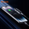 MCDODO FAST CAR CHARGER FOR PHONE USB-C LED + USB-C CABLE 1M