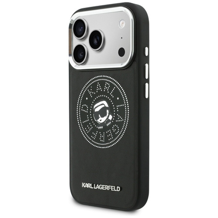 Etui Karl Lagerfeld Point & Karl Sketch  MagSafe do iPhone 17 Pro czarny