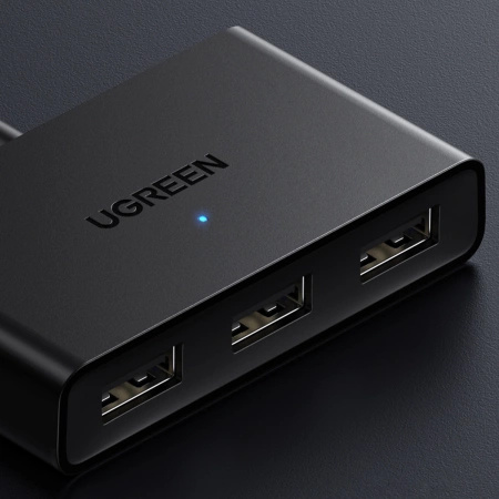 UGREEN PRZEŁĄCZNIK SWITCH BOX USB 2 WEJŚCIA 3 WYJŚCIA DO KOMPUTERA ADAPTER
