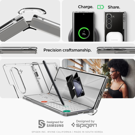 SPIGEN ULTRA HYBRID PRO GALAXY Z FOLD 6 CRYSTAL CLEAR
