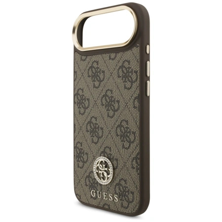 GUESS ETUI 4G STRASS LOGO DO IPHONE AIR MAGSAFE Z PRZEWAGĄ ODPORNOŚCI NA
