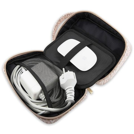 Torba Guess GUHBHGCFSEP Organizer - różowe GCube Stripe