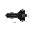 TECH-PROTECT CAR CHARGER 3-PORTOWY PD72W DO IPHONE 12 13 14 15 Z FUNKCJĄ FM