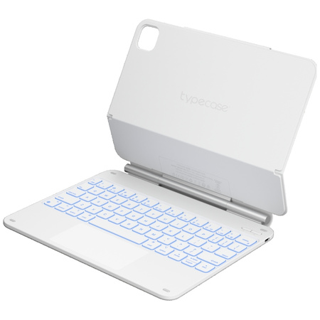Etui Typecase Edge z klawiaturą do iPad Air 11" 2024/2025 biały