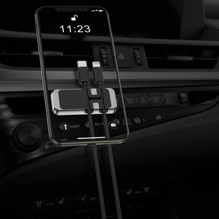 WOZINSKY UCHWYT MAGNETYCZNY Z ORGANIZEREM DO MAGSAFE TELEFONÓW APPLE IPHONE