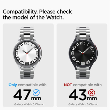 SPIGEN MODERN FIT BAND SAMSUNG GALAXY WATCH 6 CLASSIC (47 MM) SILVER