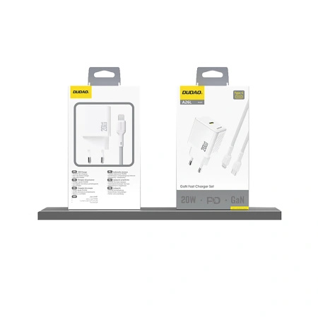 DUDAO ŁADOWARKA GAŃ PD20W USB-C DO TELEFONÓW IPHONE GALAXY NOTE 10W SZYBKIE