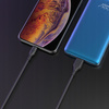 INNOSTYLE JAZZY KABEL USB LIGHTNING MFI SZYBKIEGO ŁADOWANIA DO IPHONE KEVLAR 2M CZARNY