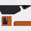 Nillkin Qin Case etui do Xiaomi Redmi Note 11T 5G / Note 11S 5G / Note 11 5G (China) / Poco M4 Pro 5G osłona na aparat kabura pokrowiec obudowa z klapką czarny