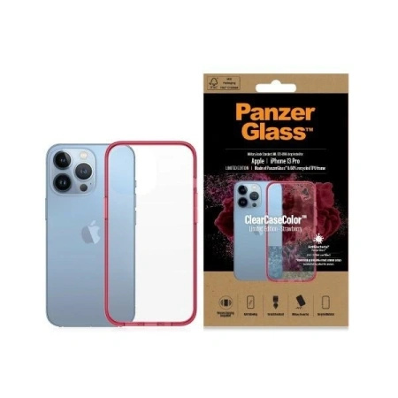 PANZERGLASS ETUI CLEARCASE ANTYBAKTERYJNE DO IPHONE 13 PRO MILITARY GRADE