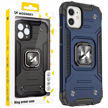 WOZINSKY RING ARMOR POKROWIEC MAGNETYCZNY DO IPHONE 14 Z PANCERNYM UCHWYTEM