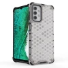 HURTEL ETUI HONEYCOMB DO SAMSUNG GALAXY A32 5G Z ŻELOWĄ RAMKĄ PRZEZROCZYSTE
