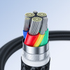 Joyroom kabel USB - micro USB 2.4A Surpass Series do szybkiego ładowania i transferu danych 2 m czarny (S-UM018A11)