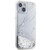 Etui Guess GUHCP14SLCSGSGH na iPhone 14 - białe Liquid Glitter Marble