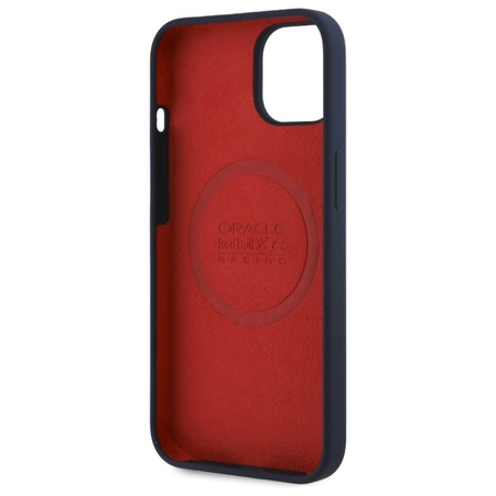 Red Bull RBHMP14S24SIHSRV iPhone 14 6.1 hardcase granatowy/navy Silicone Horizontal Logo MagSafe
