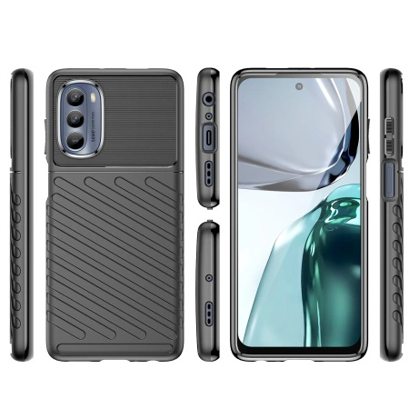 HURTEL THUNDER CASE ETUI DO MOTOROLA MOTO G62 5G SILIKONOWY PANCERNY
