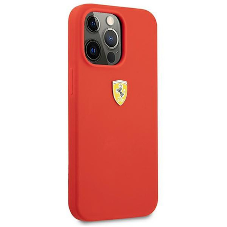 Ferrari FESSIHCP13XRE iPhone 13 Pro Max 6,7" czerwony/red hardcase Silicone