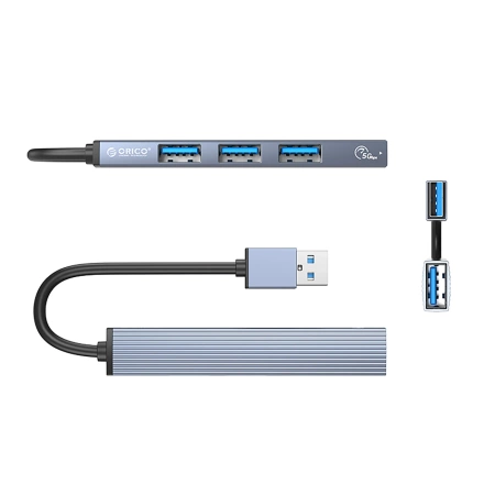 ORICO HUB USB-A DO APPLE 1x USB 3.0 3x USB 2.0 PRZEJŚCIÓWKA STACJA DOKUJĄCA