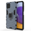 Ring Armor pancerne hybrydowe etui pokrowiec + magnetyczny uchwyt Samsung Galaxy A22 4G niebieski