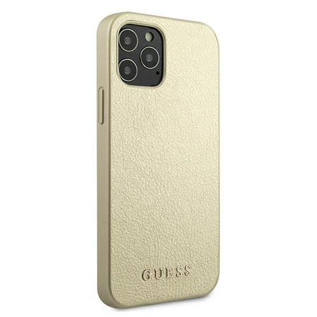Guess GUHCP12LIGLGO iPhone 12 Pro Max 6,7" złoty/gold hardcase Iridescent