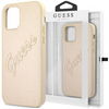 Guess GUHCP12MRSAVSLG iPhone 12/12 Pro 6,1" złoty/gold hardcase Saffiano Vintage Script